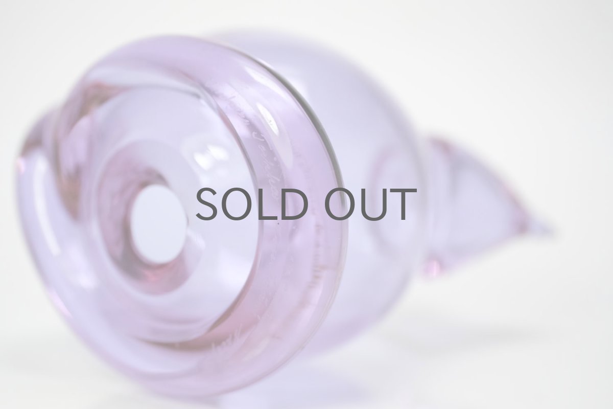 画像4: 北欧アートガラス/ビンテージガラス/Inkeri Toikka/インケリ・トイッカ/Kissa/ネコ/アメジスト (4)