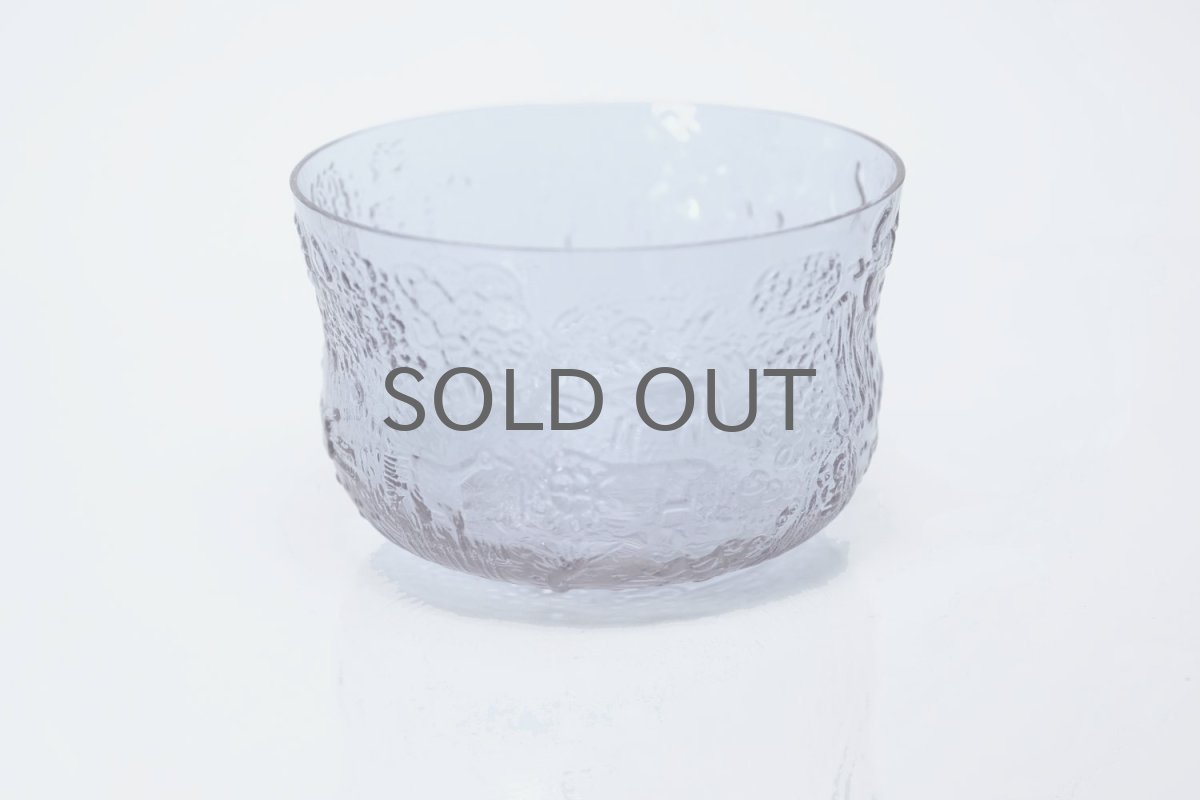 画像6: 北欧ビンテージガラス/Oiva Toikka/オイバ・トイッカ/ファウナ/NUUTAJARVI/ヌータヤルヴィ/ボウル/アメジスト/直径11cm (6)