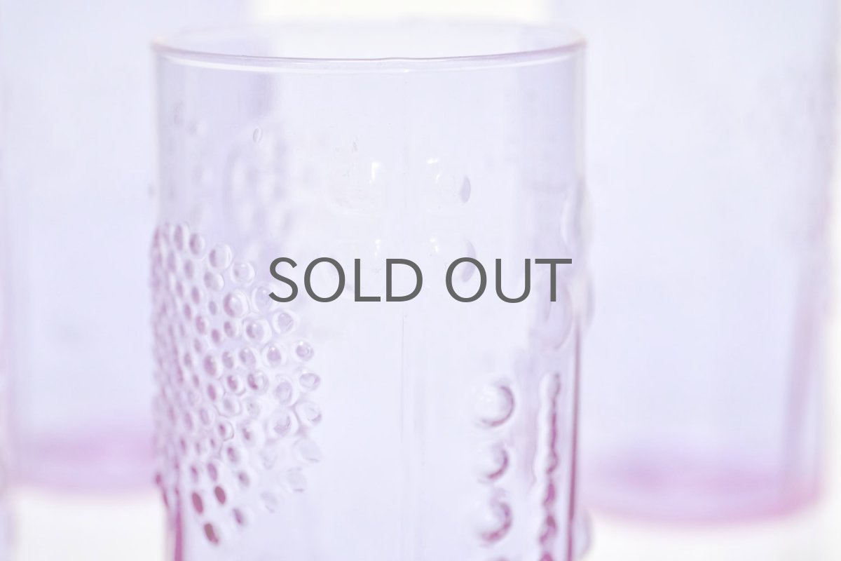 画像3: 北欧ビンテージガラス/オイバトイッカ/フローラ/グラス/タンブラー/高さ10cm/アメジスト (3)