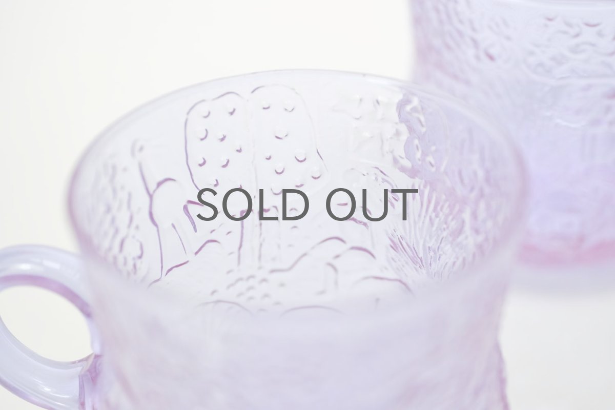 画像3: 北欧ビンテージガラス/Oiva Toikka/オイバ・トイッカ/ファウナ/NUUTAJARVI/ヌータヤルヴィ/ファウナ/アメジスト/カップ (3)