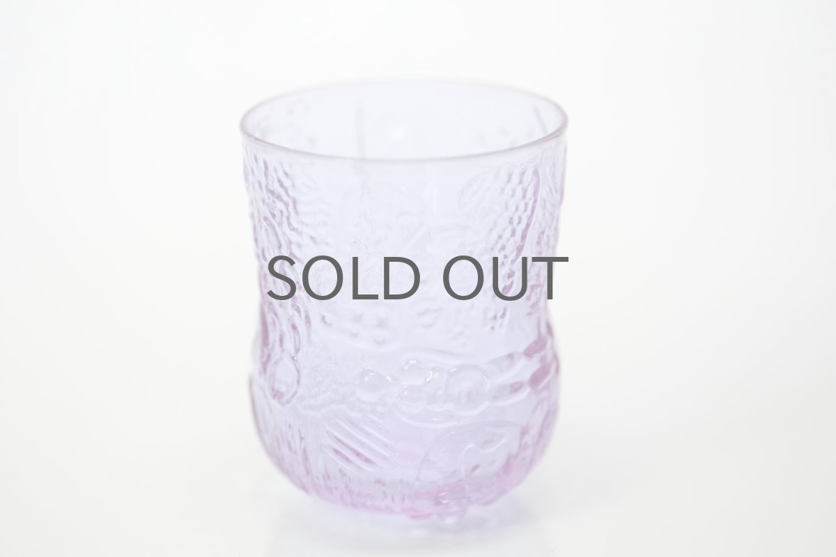 画像2: 北欧ビンテージガラス/Oiva Toikka/オイバ・トイッカ/ファウナ/NUUTAJARVI/ヌータヤルヴィ/アメジスト/ショットグラス (2)