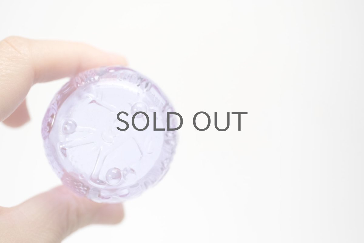 画像4: 北欧ビンテージガラス/Oiva Toikka/オイバ・トイッカ/ファウナ/NUUTAJARVI/ヌータヤルヴィ/アメジスト/ショットグラス (4)