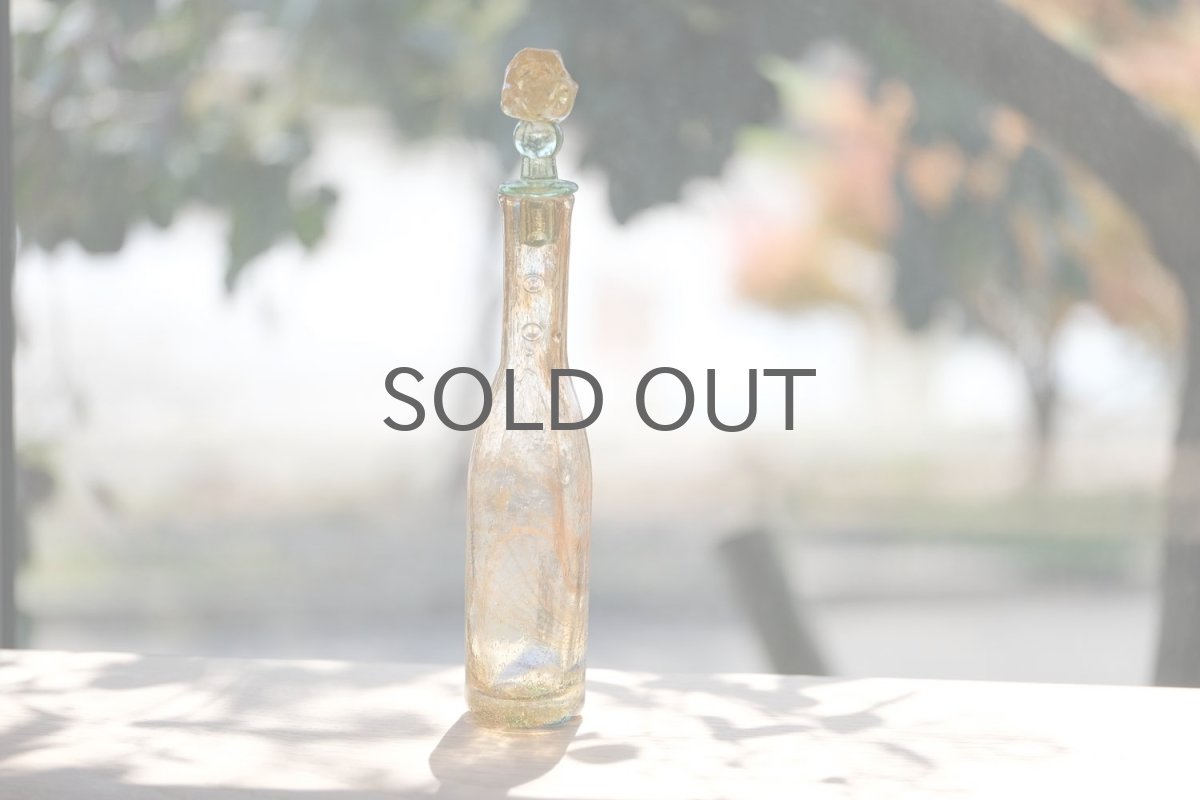 画像10: 北欧アートガラス/ビンテージガラス/Oiva Toikka/オイバ・トイッカ/Nuutajarvi/ヌータヤルヴィ/Puteli/プテリボトル/MIサイズ/マーブル (10)