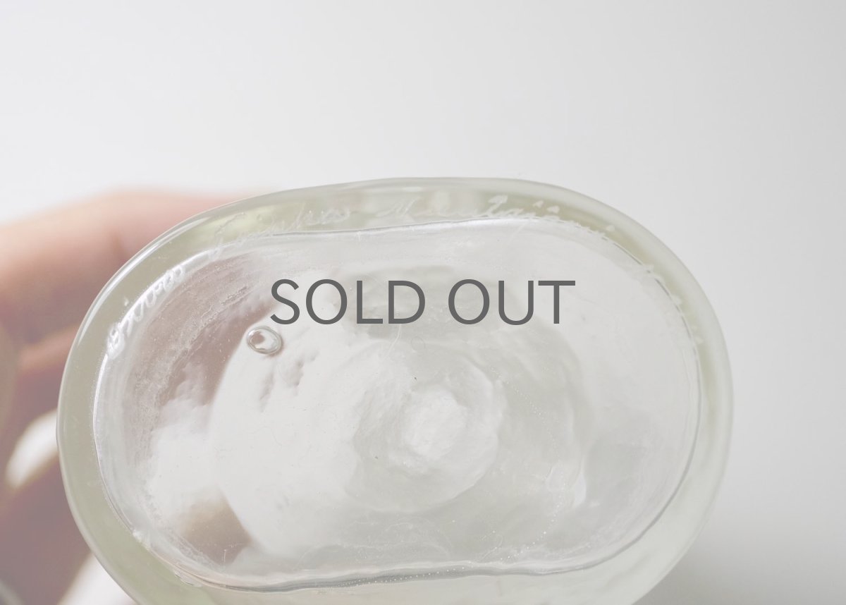 画像7: 北欧アートガラス/ビンテージガラス/Oiva Toikka/オイバ・トイッカ/Nuutajarvi/ヌータヤルヴィ/Puteli/プテリボトル/Sサイズ/クリア (7)