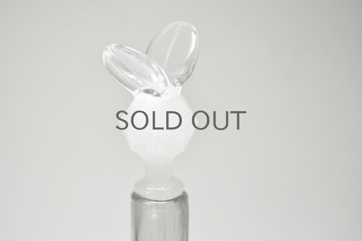 画像4: 北欧アートガラス/ビンテージガラス/Oiva Toikka/オイバ・トイッカ/Nuutajarvi/ヌータヤルヴィ/Puteli/プテリボトル/Lサイズ/ブルー (4)