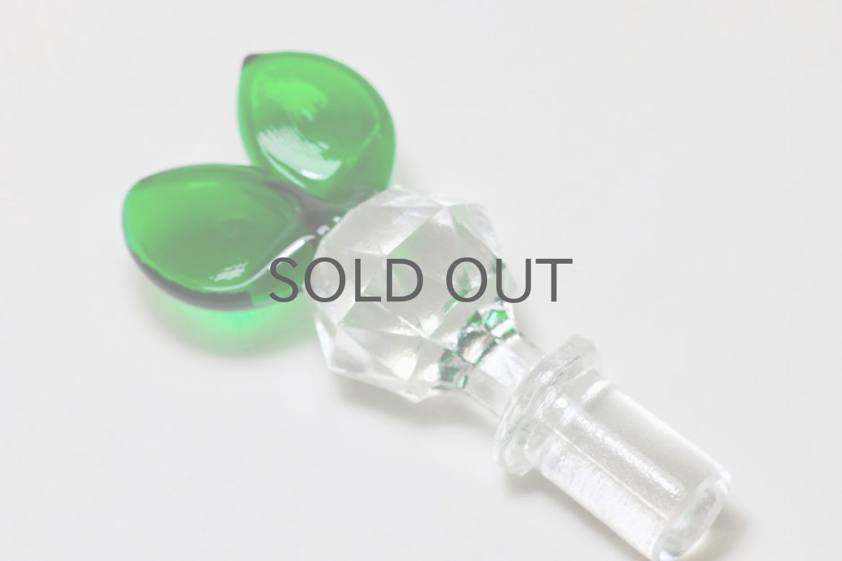 画像7: 北欧アートガラス/ビンテージガラス/Oiva Toikka/オイバ・トイッカ/Nuutajarvi/ヌータヤルヴィ/Puteli/プテリボトル/Lサイズグリーン (7)