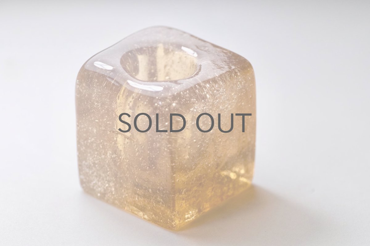 画像5: 北欧ガラス/Oiva Toikka/オイバ・トイッカ/Nuutajarvi/ヌータヤルヴィ/IGLU/イグルー/キャンドルホルダー/ハニー (5)