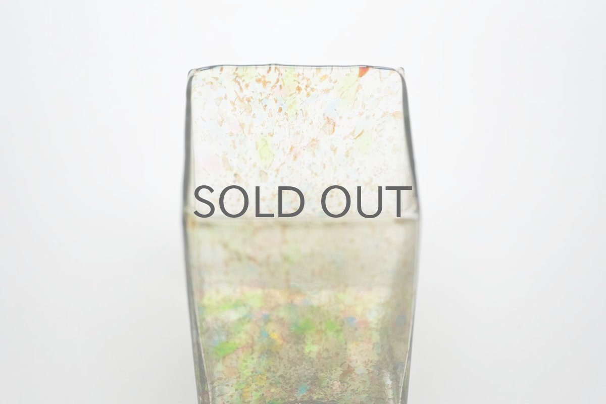 画像3: 北欧アートガラス/ビンテージガラス/Oiva Toikka/オイバ・トイッカ/Nuutajarvi/ヌータヤルヴィ/1977年/アートオブジェクト/TAHITI/vase 813/タヒチベース/Sサイズ (3)