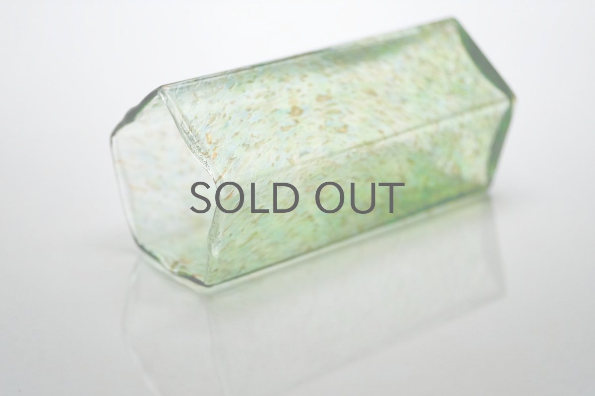 画像3: 北欧アートガラス/ビンテージガラス/Oiva Toikka/オイバ・トイッカ/Nuutajarvi/ヌータヤルヴィ/1977年/アートオブジェクト/TAHITI/vase 813/タヒチベース/Mサイズ (3)