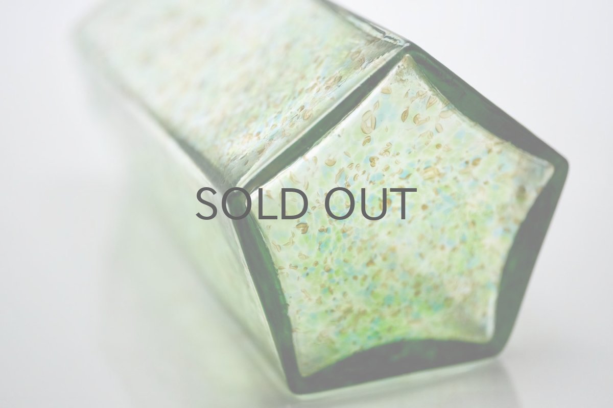 画像6: 北欧アートガラス/ビンテージガラス/Oiva Toikka/オイバ・トイッカ/Nuutajarvi/ヌータヤルヴィ/1977年/アートオブジェクト/TAHITI/vase 813/タヒチベース/Mサイズ (6)