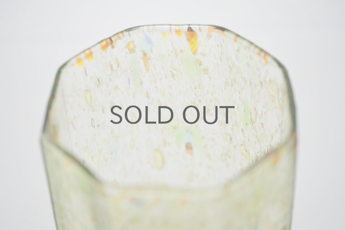 画像2: 北欧アートガラス/ビンテージガラス/Oiva Toikka/オイバ・トイッカ/Nuutajarvi/ヌータヤルヴィ/1977年/アートオブジェクト/TAHITI/vase 813/タヒチベース/Lサイズ (2)