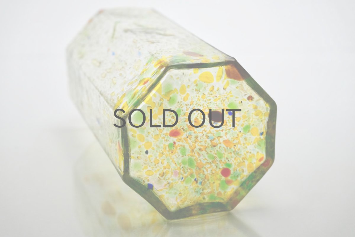 画像5: 北欧アートガラス/ビンテージガラス/Oiva Toikka/オイバ・トイッカ/Nuutajarvi/ヌータヤルヴィ/1977年/アートオブジェクト/TAHITI/vase 813/タヒチベース/Lサイズ (5)