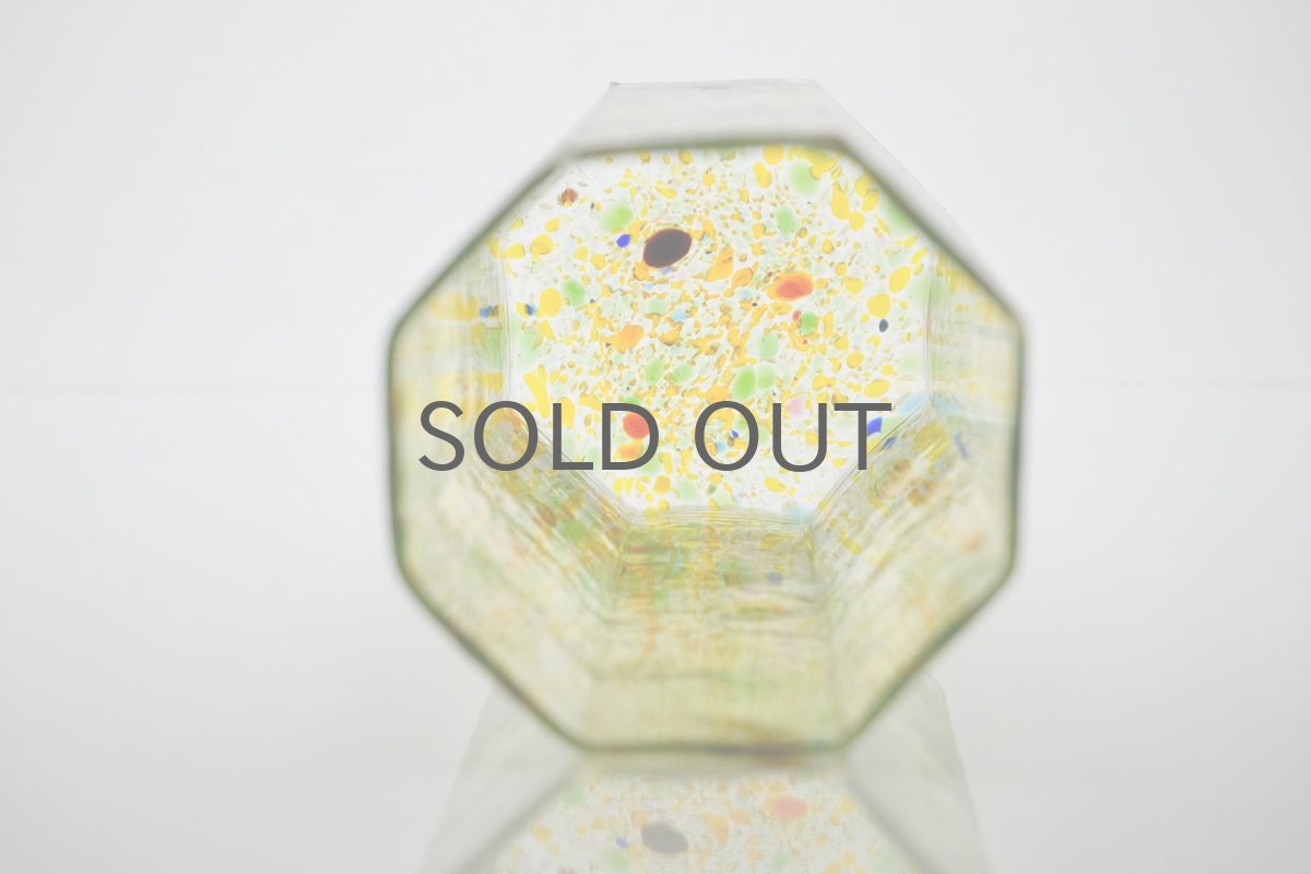 画像6: 北欧アートガラス/ビンテージガラス/Oiva Toikka/オイバ・トイッカ/Nuutajarvi/ヌータヤルヴィ/1977年/アートオブジェクト/TAHITI/vase 813/タヒチベース/Lサイズ (6)