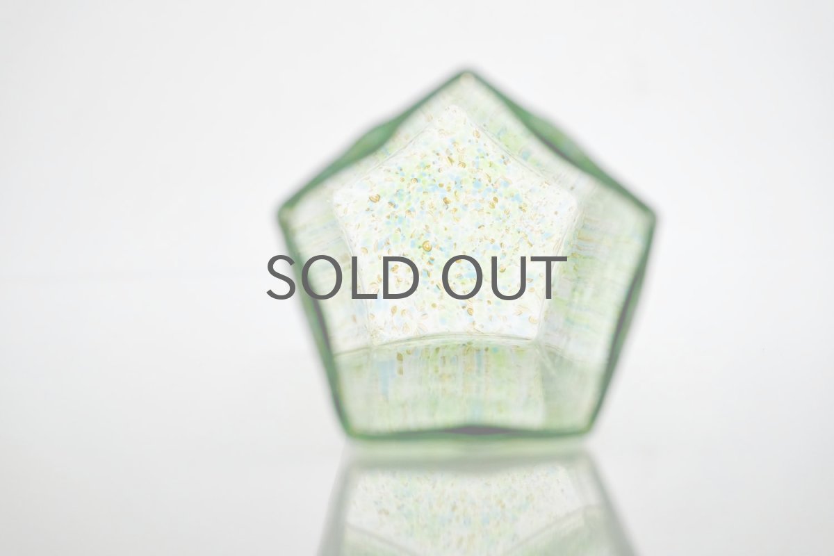 画像4: 北欧アートガラス/ビンテージガラス/Oiva Toikka/オイバ・トイッカ/Nuutajarvi/ヌータヤルヴィ/1977年/アートオブジェクト/TAHITI/vase 813/タヒチベース/Mサイズ (4)