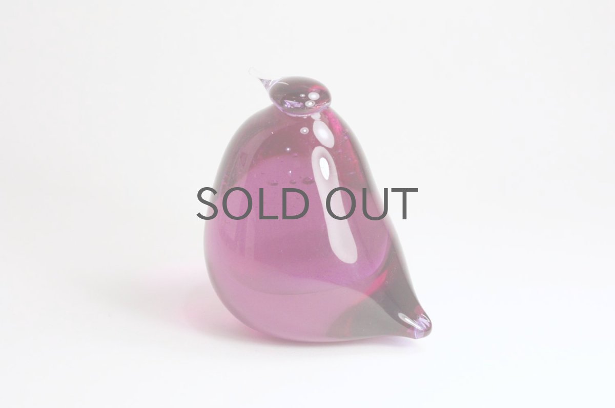 画像4: 北欧アートガラス/ビンテージガラス/Oiva Toikka/オイバ・トイッカ/iittala/イッタラ/Birds/バード/penguin/アメジスト (4)