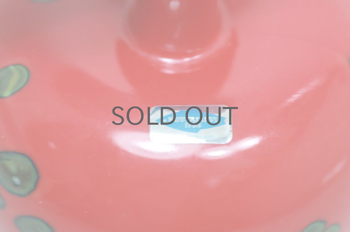 画像6: 北欧アートガラス/Oiva Toikka/オイバ・トイッカ/Nuutajarvi/ヌータヤルヴィ/Fruits/アップルボトル/レッド斑点 (6)