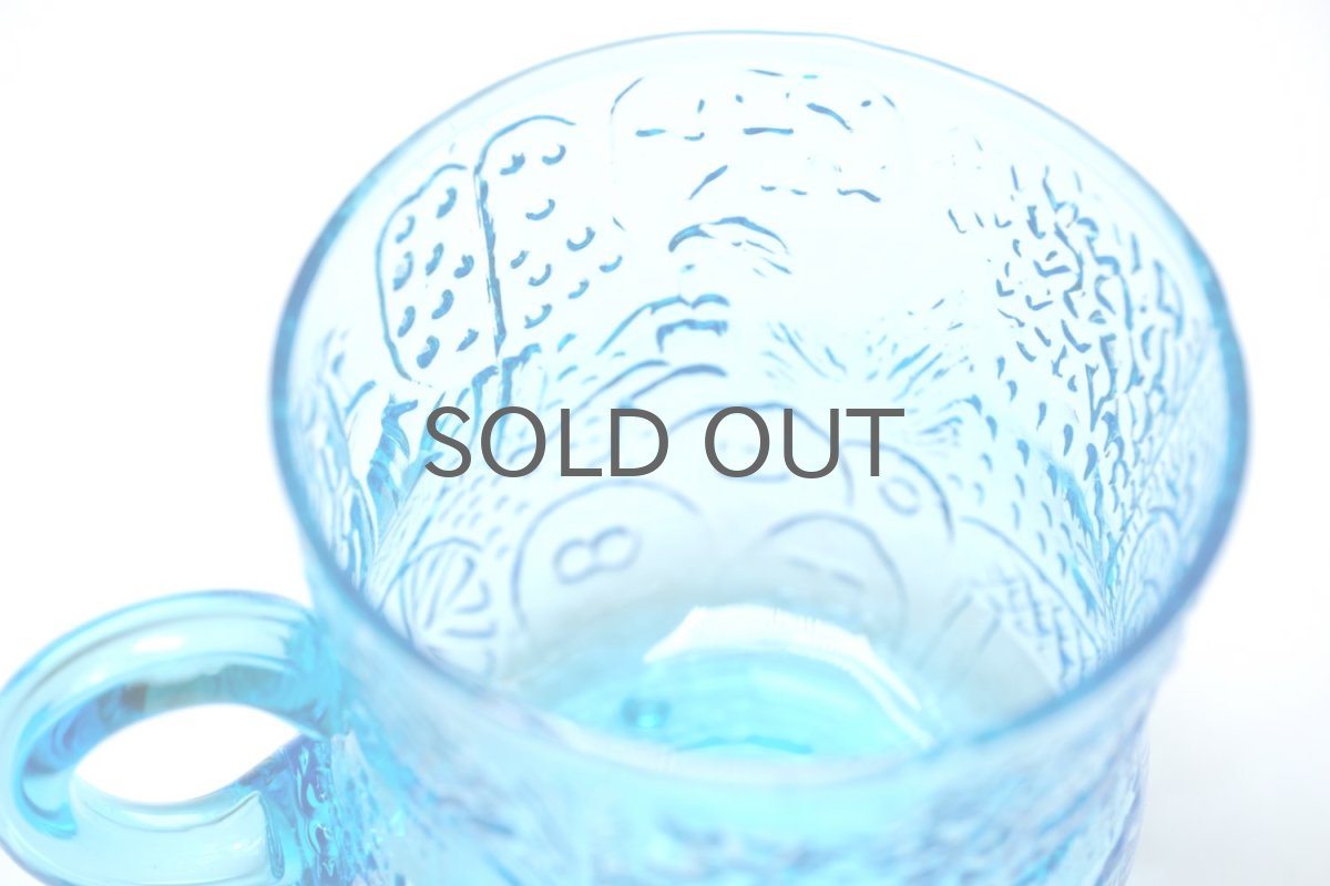 画像3: 北欧ビンテージガラス/Oiva Toikka/オイバ・トイッカ/ファウナ/NUUTAJARVI/ヌータヤルヴィ/ブルー/グラスハンドル付き (3)