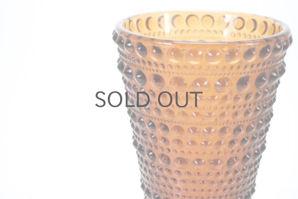 画像5: NUUTAJARVI/ヌータヤルヴィ/Kastehelmi/カステヘルミ /フラワーベース＆キャンドルホルダー/ブラウン (5)