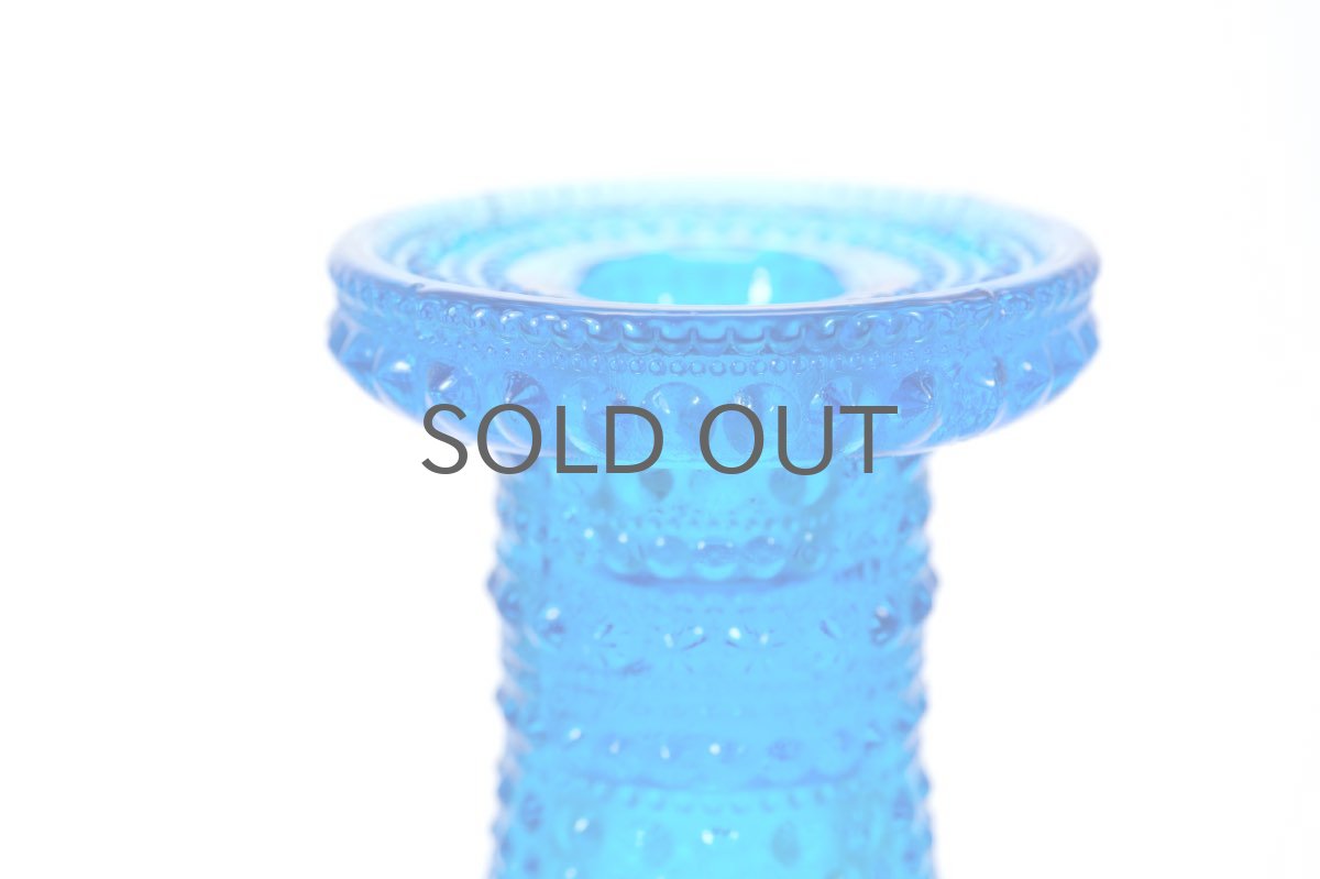 画像3: NUUTAJARVI/ヌータヤルヴィ/Kastehelmi/カステヘルミ /フラワーベース＆キャンドルホルダー/ブルー (3)