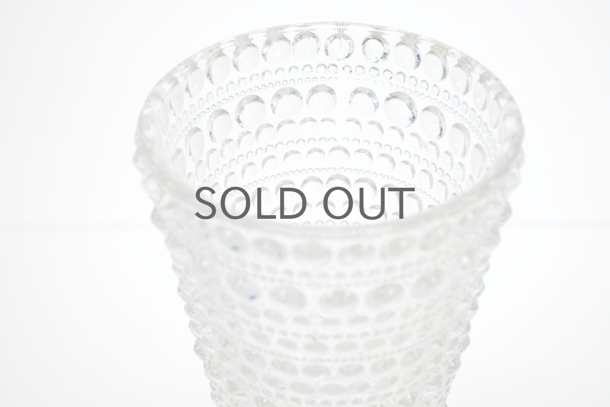 画像4: NUUTAJARVI/ヌータヤルヴィ/Kastehelmi/カステヘルミ /フラワーベース＆キャンドルホルダー/クリア (4)