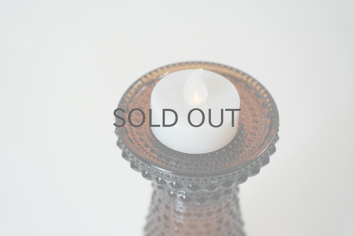 画像9: NUUTAJARVI/ヌータヤルヴィ/Kastehelmi/カステヘルミ /フラワーベース＆キャンドルホルダー/ブラウン (9)