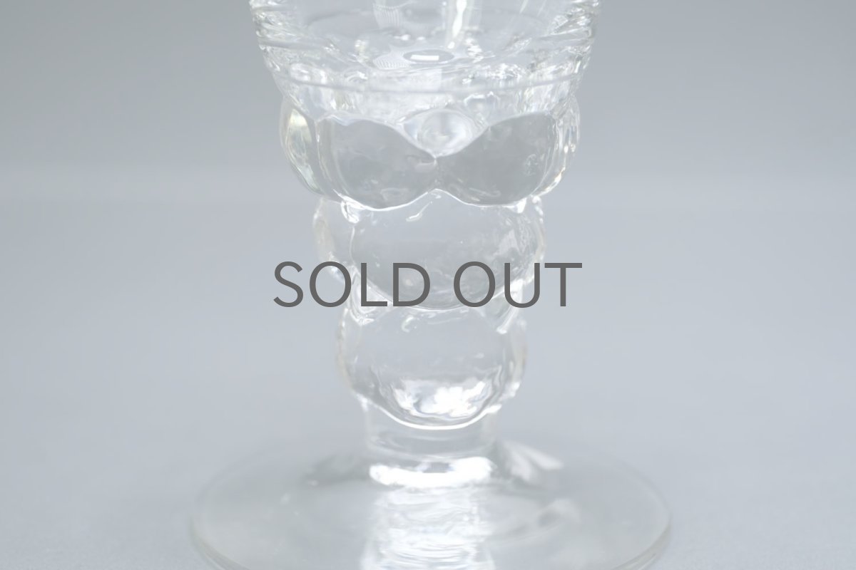 画像2: 北欧ビンテージガラス/Oiva Toikka/オイバ・トイッカ/Mukura/ムクラ/NUUTAJARVI/ヌータヤルヴィ/ワイングラス/No.6 (2)