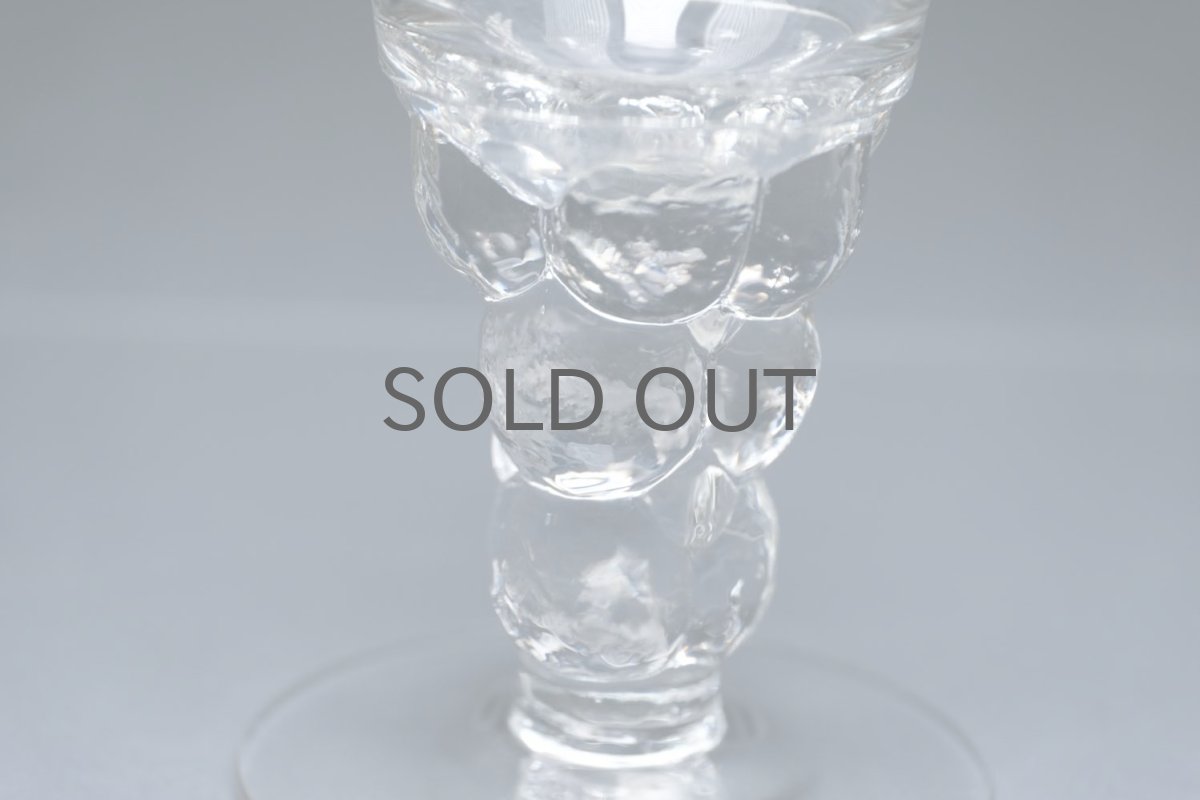 画像2: 北欧ビンテージガラス/Oiva Toikka/オイバ・トイッカ/Mukura/ムクラ/NUUTAJARVI/ヌータヤルヴィ/ビアグラス/No.6 (2)