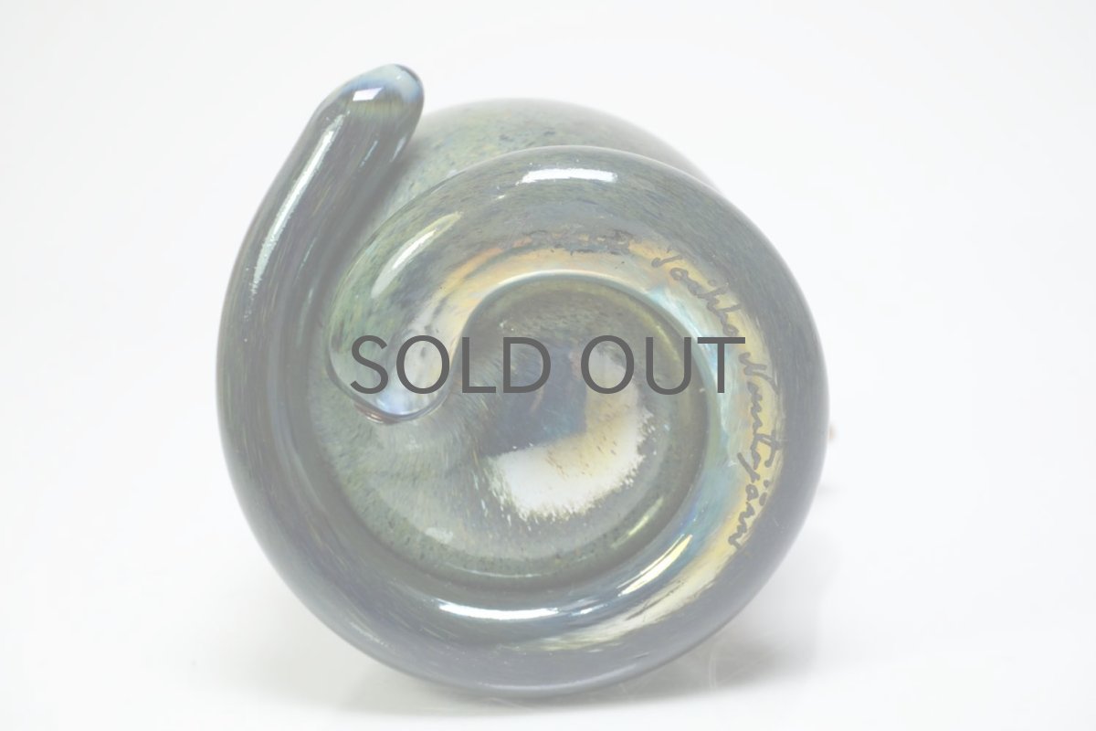 画像4: 北欧アートガラス/ビンテージガラス/Inkeri Toikka/インケリ・トイッカ/Kissa/ラスター/子猫  (4)