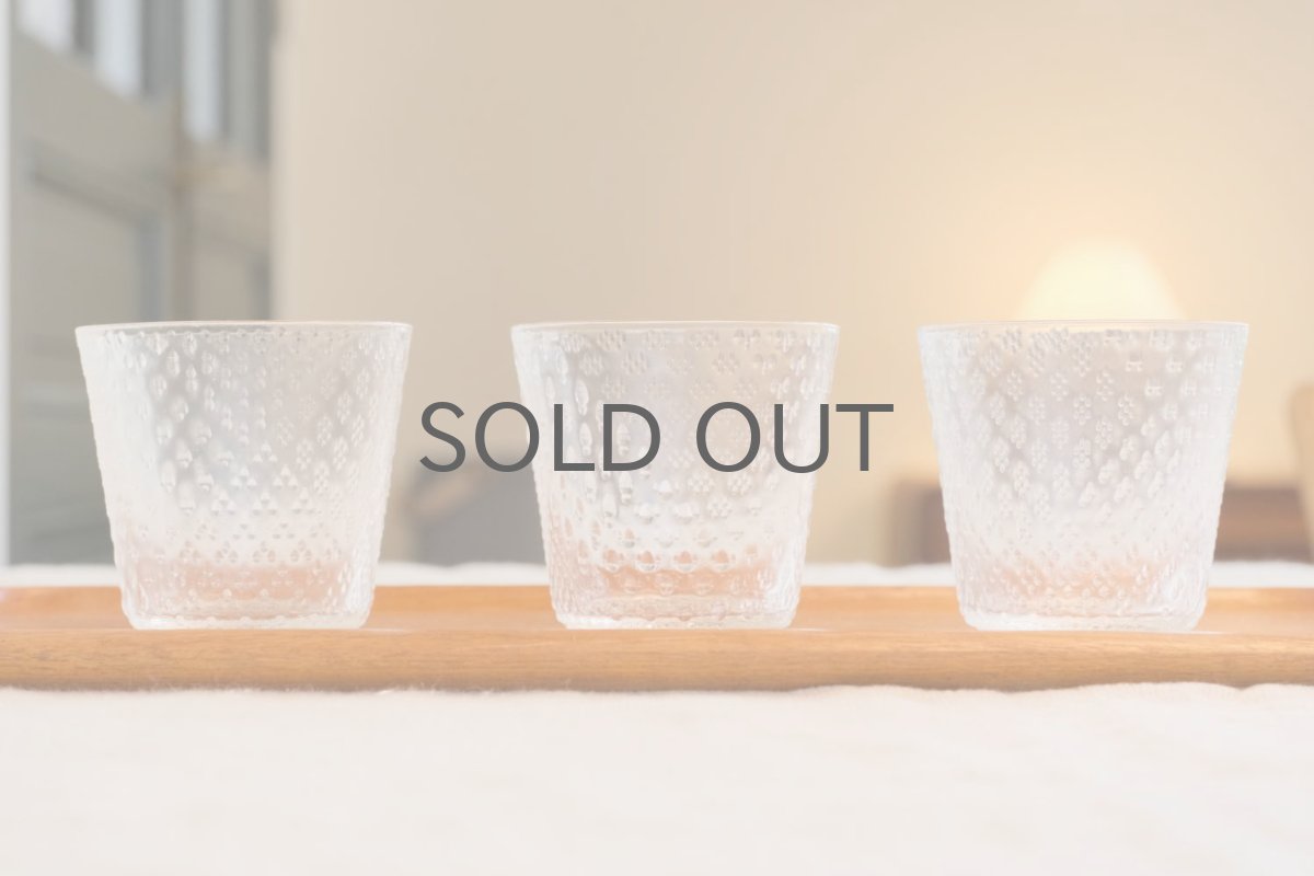 画像3: ビンテージ北欧雑貨/Oiva Toikka/オイバ・トイッカNUUTAJARVI/ヌータヤルヴィ/Tundra/ツンドラ/グラス/タンブラー (3)