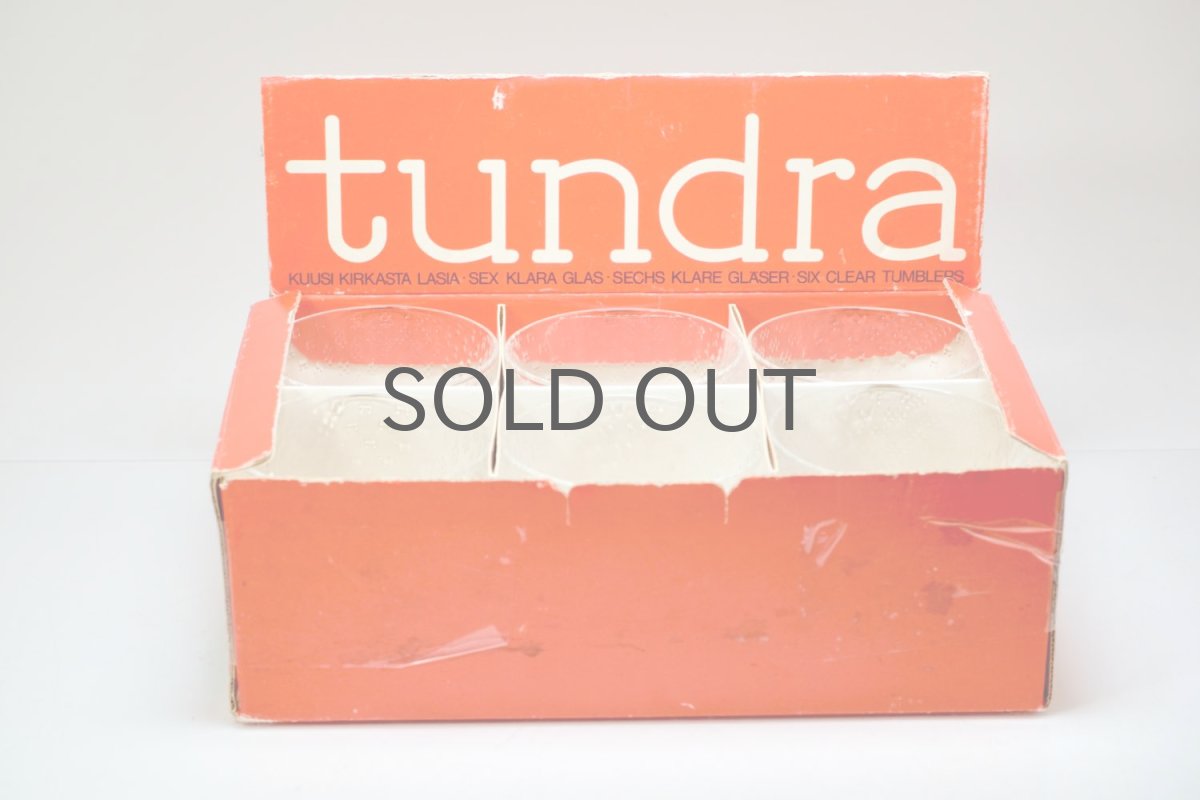 画像11: ビンテージ北欧雑貨/Oiva Toikka/オイバ・トイッカNUUTAJARVI/ヌータヤルヴィ/Tundra/ツンドラ/グラス/タンブラー/スッテカー付き (11)