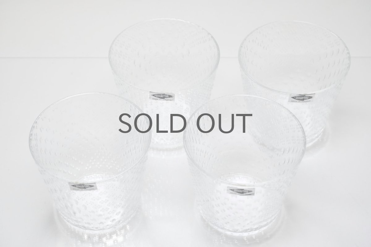 画像3: ビンテージ北欧雑貨/Oiva Toikka/オイバ・トイッカNUUTAJARVI/ヌータヤルヴィ/Tundra/ツンドラ/グラス/タンブラー/スッテカー付き (3)