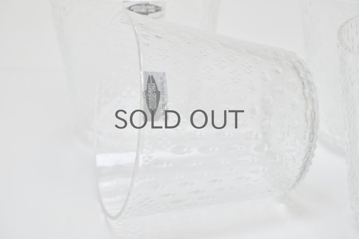 画像4: ビンテージ北欧雑貨/Oiva Toikka/オイバ・トイッカNUUTAJARVI/ヌータヤルヴィ/Tundra/ツンドラ/グラス/タンブラー/スッテカー付き (4)