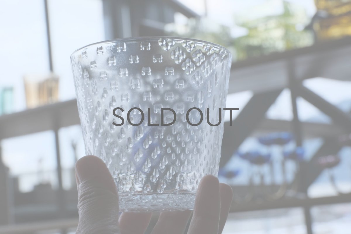 画像8: ビンテージ北欧雑貨/Oiva Toikka/オイバ・トイッカNUUTAJARVI/ヌータヤルヴィ/Tundra/ツンドラ/グラス/タンブラー (8)