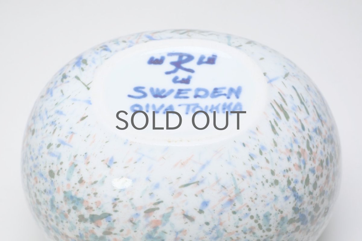 画像7: 北欧ビンテージ/Oiva Toikka/オイバ・トイッカ/Rorstrand/Pro Arte/アートオブジェクト/ドットボウル/セカンド/No.1 (7)