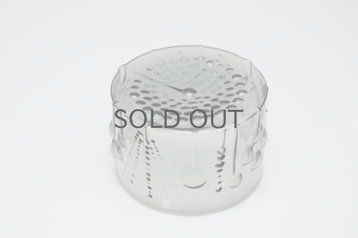 画像5: 北欧ビンテージガラス/Oiva Toikka/オイバトイッカ/Flora/フローラ/Sボウル/グレー (5)