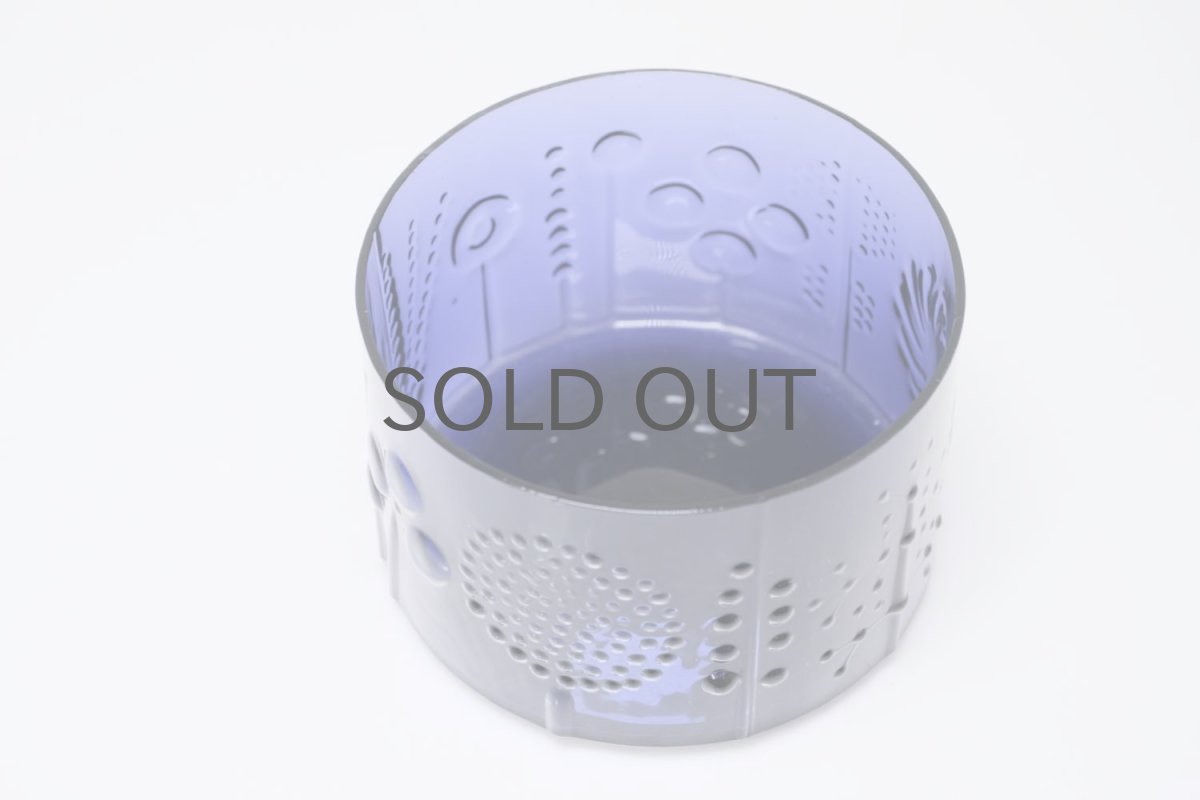 画像2: 北欧ビンテージガラス/オイバトイッカ/フローラ/ヌータヤルヴィ/ボウル/ダークブルー (2)