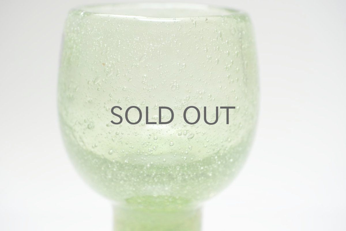 画像4: 北欧ガラス/Oiva Toikka/オイバ・トイッカ/Nuutajarvi/ヌータヤルヴィ/IGLU/イグルー/ショットグラス/グリーン/No.2 (4)