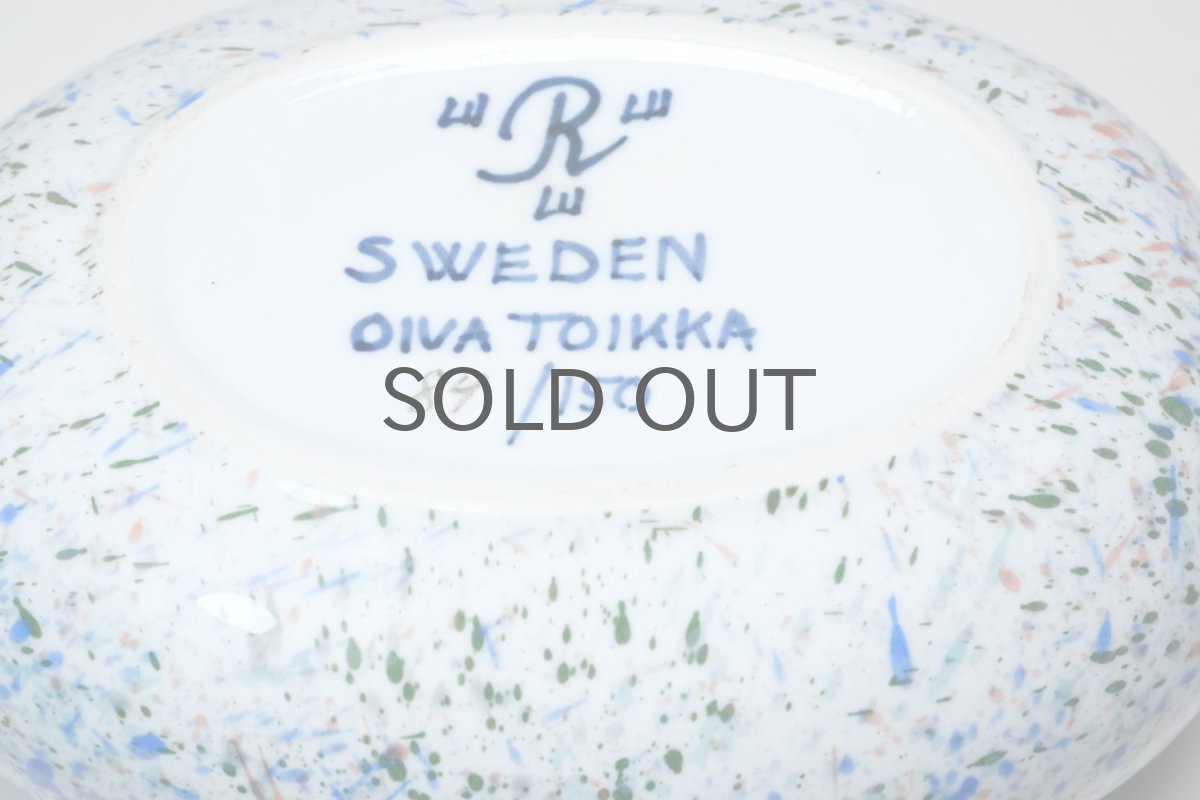 画像7: 北欧ビンテージ/Oiva Toikka/オイバ・トイッカ/Rorstrand/Pro Arte/アートオブジェクト/ドットボウル/Lサイズ/ファースト (7)