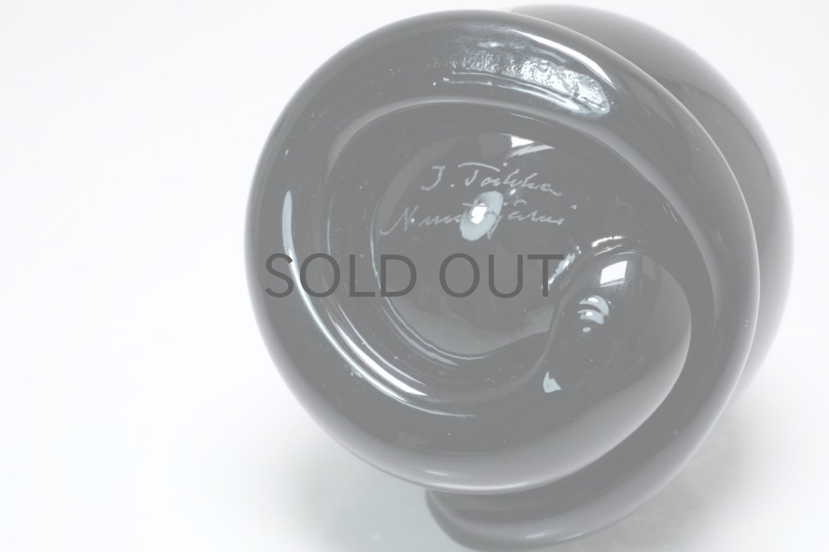 画像7: 北欧アートガラス/ビンテージガラス/Inkeri Toikka/インケリ・トイッカ/Kissa/ネコ/ブラック (7)