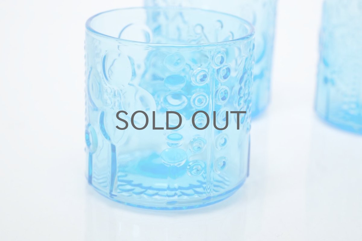 画像3: 北欧ビンテージガラス/オイバトイッカ/フローラ/ヌータヤルヴィ/グラス/ライトブルー (3)