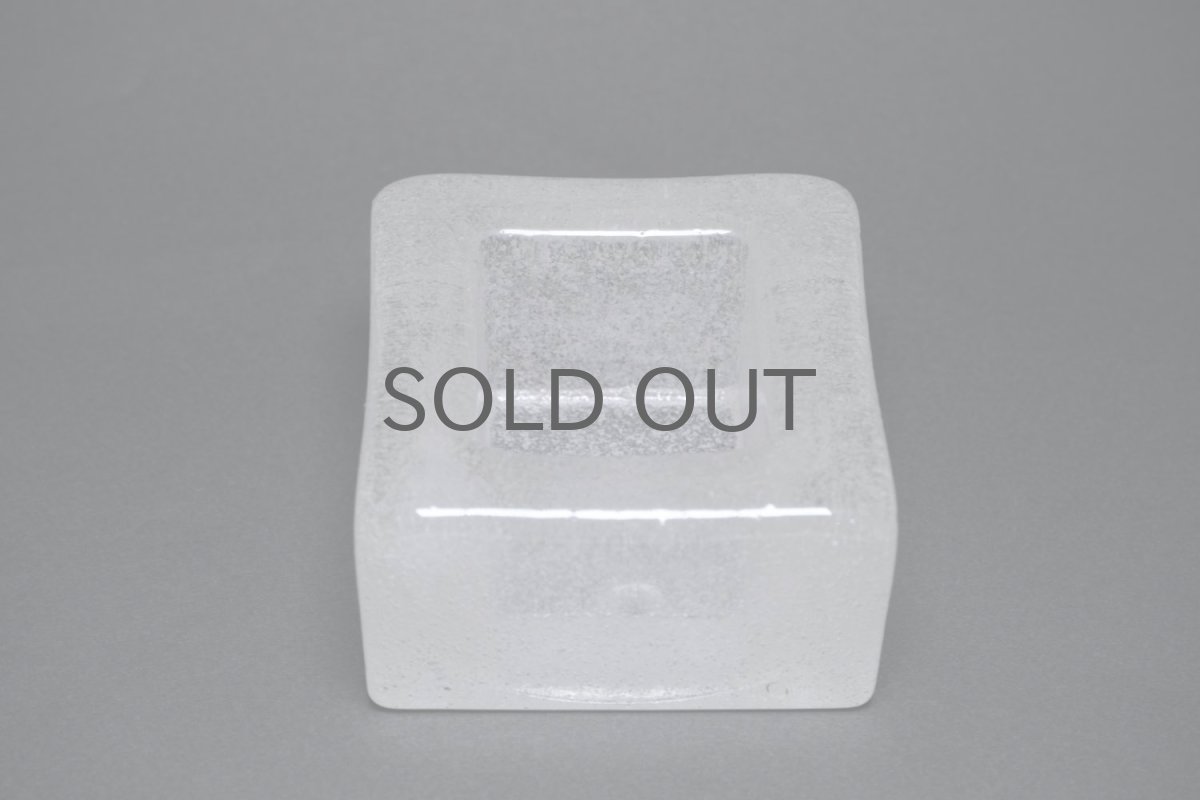 画像7: 北欧ガラス/Oiva Toikka/オイバ・トイッカ/Nuutajarvi/ヌータヤルヴィ/IGLU/イグルー/スクエアー/ホワイト (7)