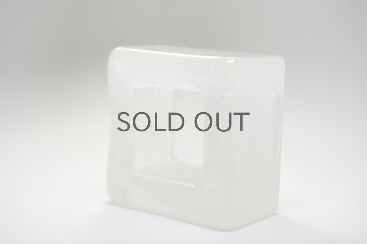 画像2: 北欧ガラス/Oiva Toikka/オイバ・トイッカ/Nuutajarvi/ヌータヤルヴィ/IGLU/イグルー/スクエアー/ホワイト (2)