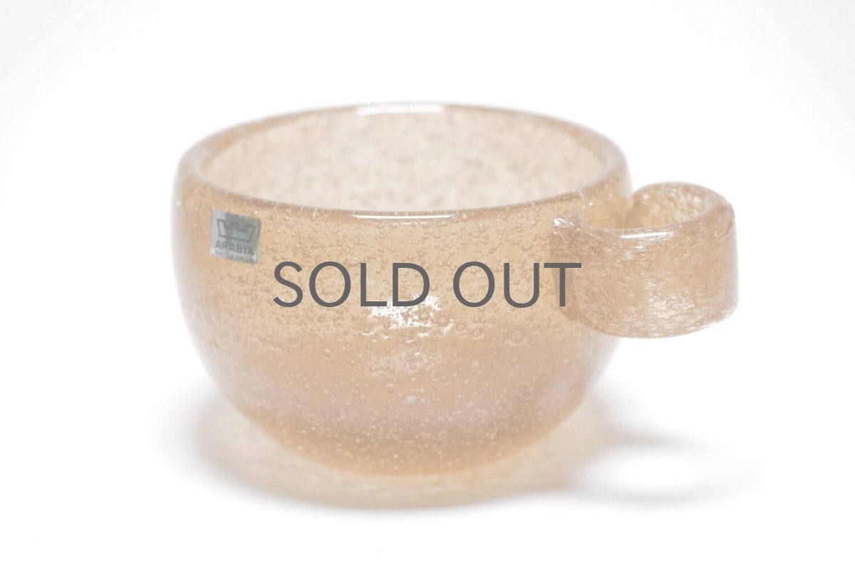 画像2: 北欧ガラス/Oiva Toikka/オイバ・トイッカ/Nuutajarvi/ヌータヤルヴィ/IGLU/イグルー/カップ/ハニー/No.2 (2)