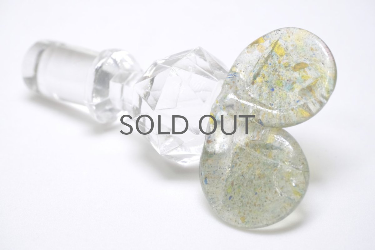 画像3: 北欧アートガラス/ビンテージガラス/Oiva Toikka/オイバ・トイッカ/Nuutajarvi/ヌータヤルヴィ/Puteli/プテリボトル/Lサイズ/ハニー (3)