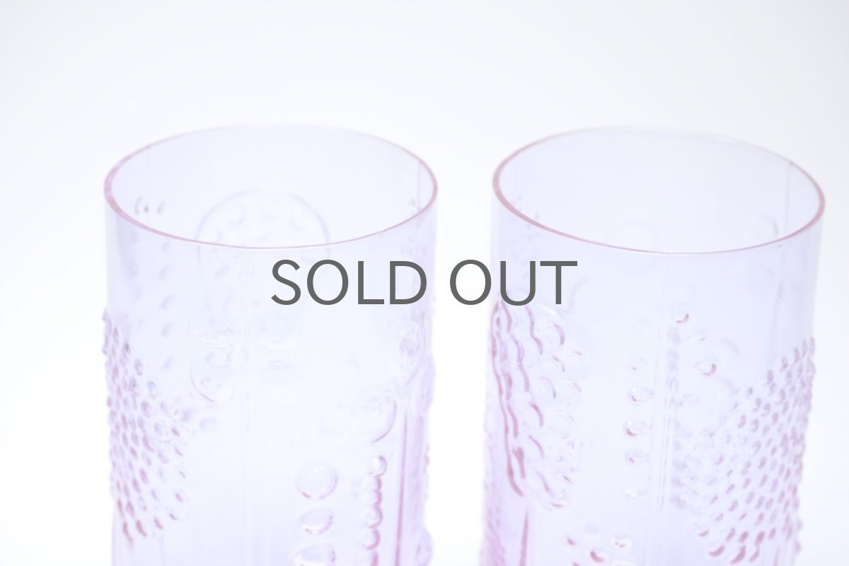 画像5: 北欧ビンテージガラス/オイバトイッカ/フローラ/グラス/タンブラー/高さ10cm/アメジスト (5)