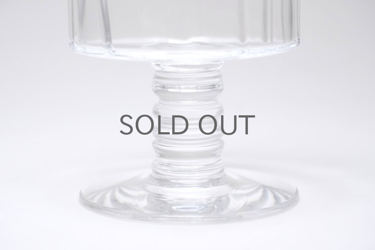 画像5: 北欧ビンテージガラス/Oiva Toikka/オイバトイッカ/フローラ/ヌータヤルヴィ/脚付きタンブラー/ビアグラス/パフェグラス/クリア/Lサイズ (5)