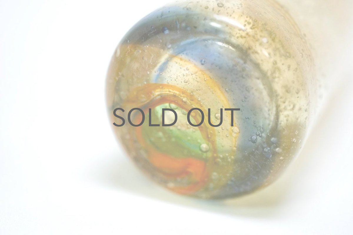 画像8: 北欧アートガラス/ビンテージガラス/Oiva Toikka/オイバ・トイッカ/Nuutajarvi/ヌータヤルヴィ/Puteli/プテリボトル/MIサイズ/マーブル (8)