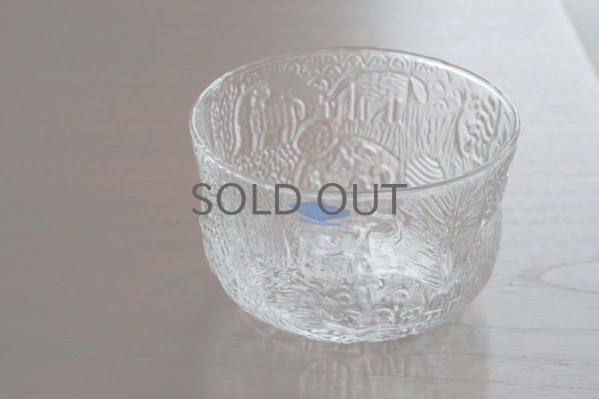 画像3: 北欧ビンテージガラス/Oiva Toikka/オイバ・トイッカ/Fauna/ファウナ/NUUTAJARVI/ヌータヤルヴィ/クリア/ボウル (3)