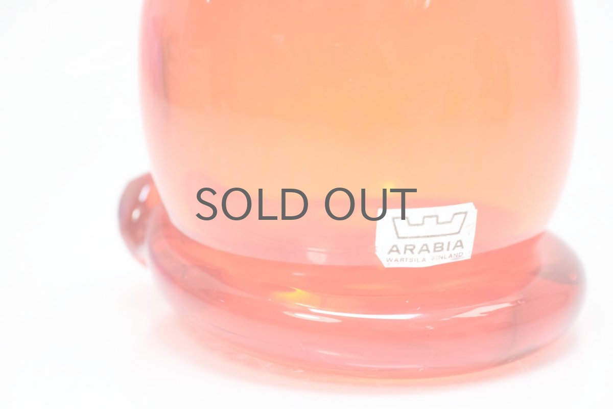 画像3: 北欧アートガラス/ビンテージガラス/Inkeri Toikka/インケリ・トイッカ/Kissa/オレンジレッド/子猫  (3)