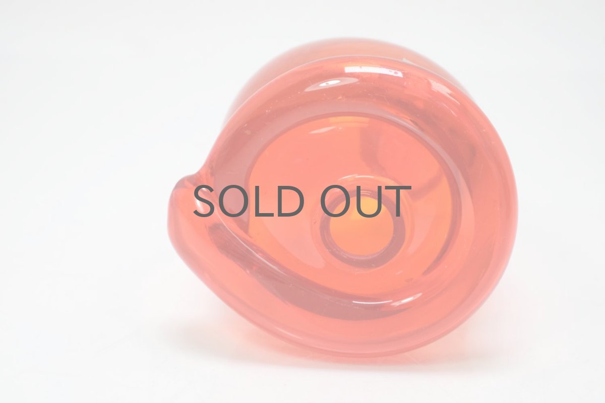 画像6: 北欧アートガラス/ビンテージガラス/Inkeri Toikka/インケリ・トイッカ/Kissa/オレンジレッド/子猫  (6)